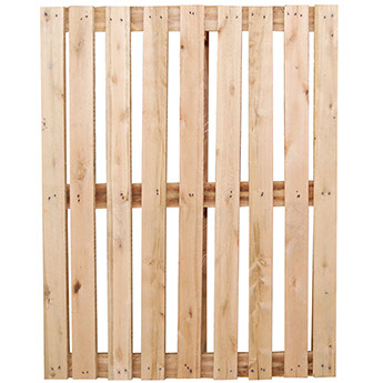 Frente dos pallets referência 0002
